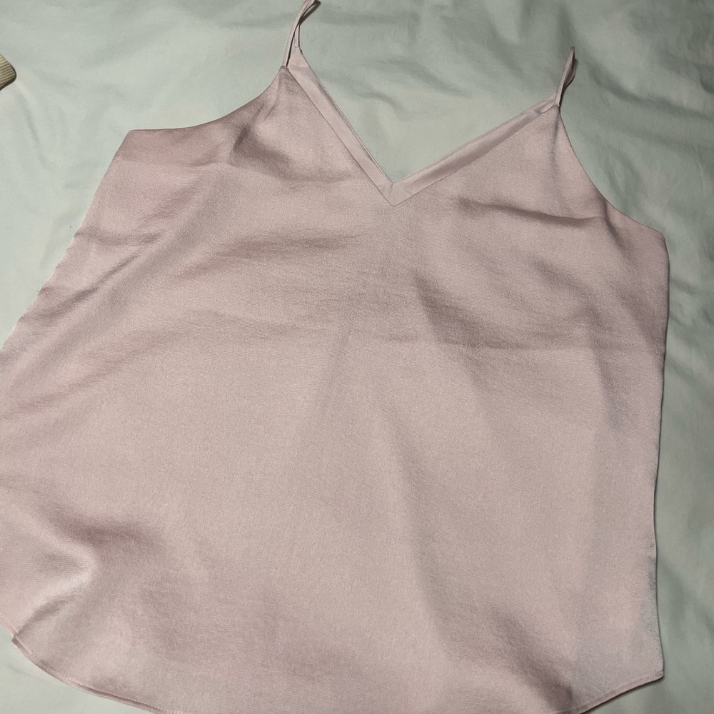 Express Pink Silk tank top